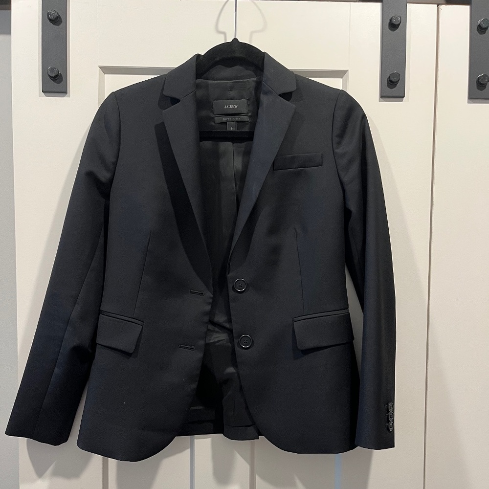 J.Crew Super 120s blazer, Size 0